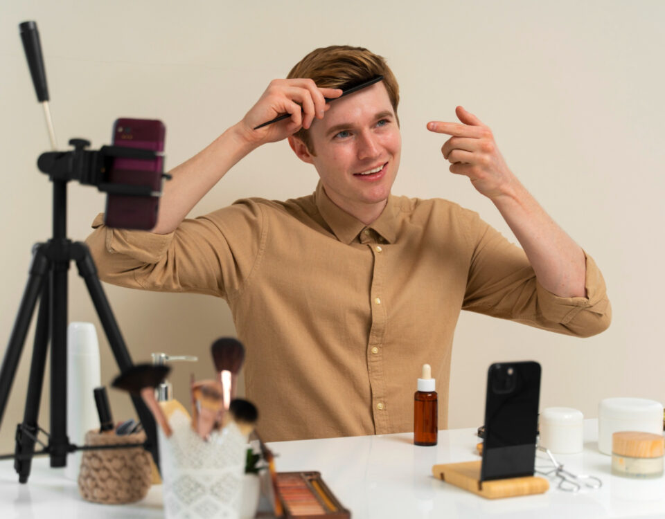 Monetização de conteúdo sobre transplante capilar nas redes