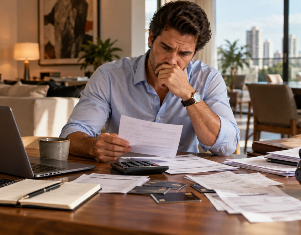 Crédito rotativo e cheque especial crescem entre rendas altas: por que ganhar mais não evita endividamento